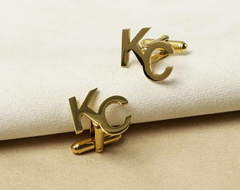 Custom Groomsmen Cufflinks, Personalized Initial Cufflinks, Wedding Cufflinks with Name, Proposal for the Best Man, Groomsmen Gifts