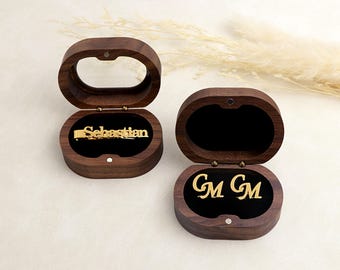 Personalized Initial Cufflinks & Tie Clip Set - Groomsmen Gift, Custom Initial Cufflinks, Custom Name Tie Clip, Best Man Gift, Groom Gift