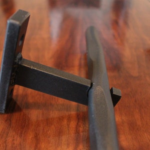 4ft Custom Wrought Iron Curtain Rod