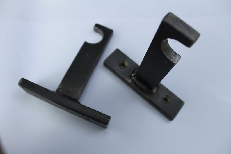 4ft Custom Wrought Iron Curtain Rod Etsy