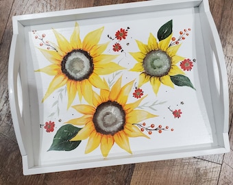 Sunflower Serving Tray