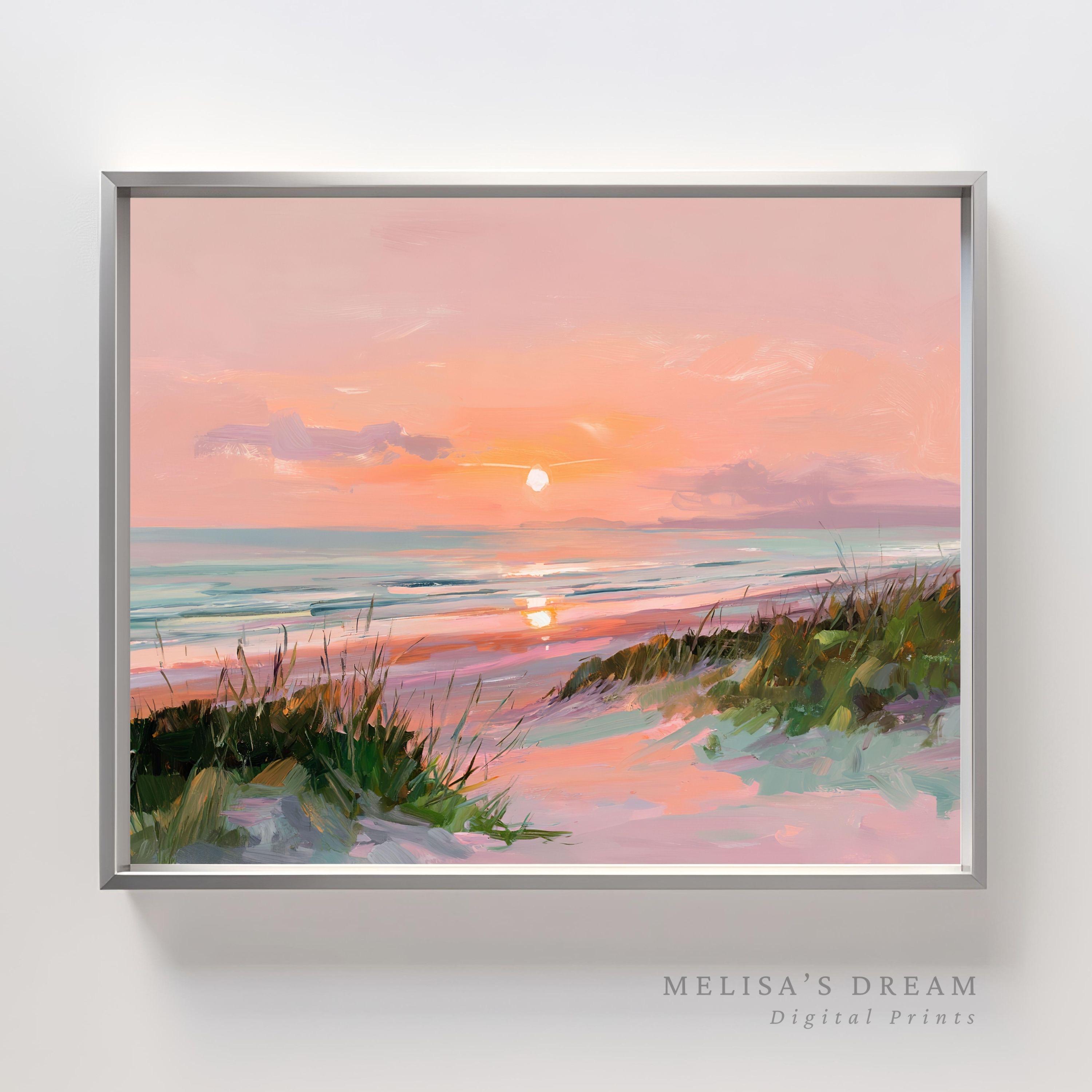 夕焼けの風景画 - Etsy 日本