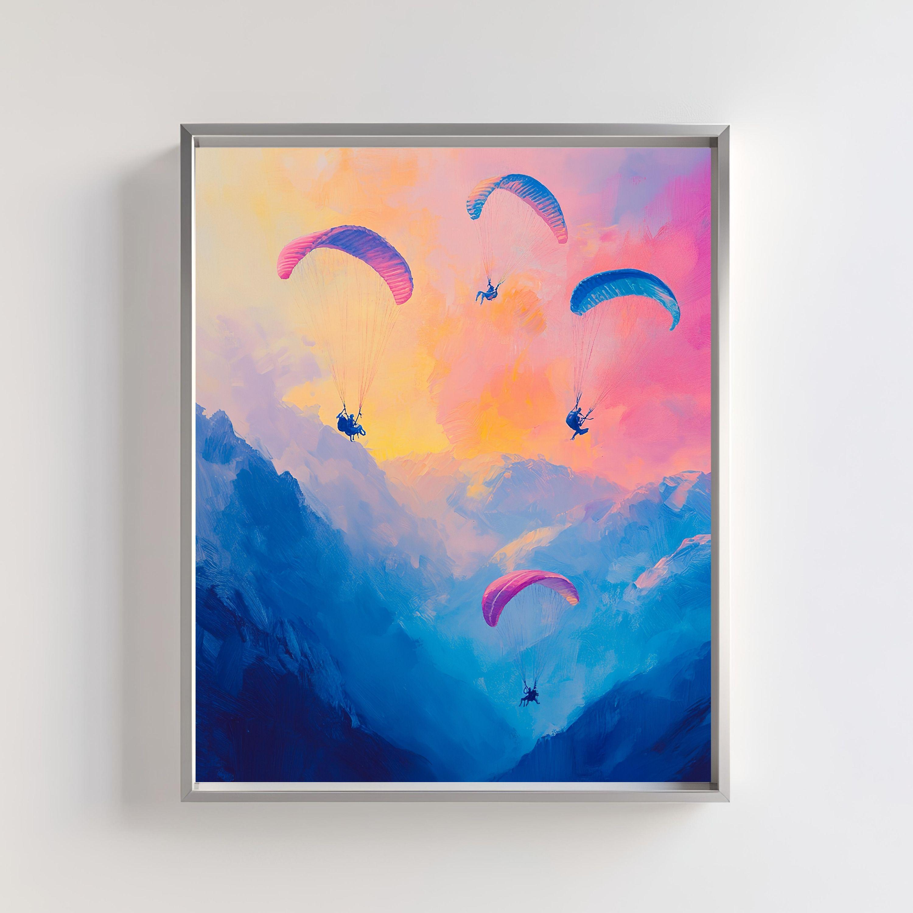 絵画+タペストリー Sky Diving Kajikazawa in Kai Province, from the series “Thirty-six