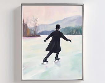 6 Poster Lago Ghiacciato Inverno - Stampe A3 E A4 Per Decorazione Pareti, Senza Cornice - Foto 3