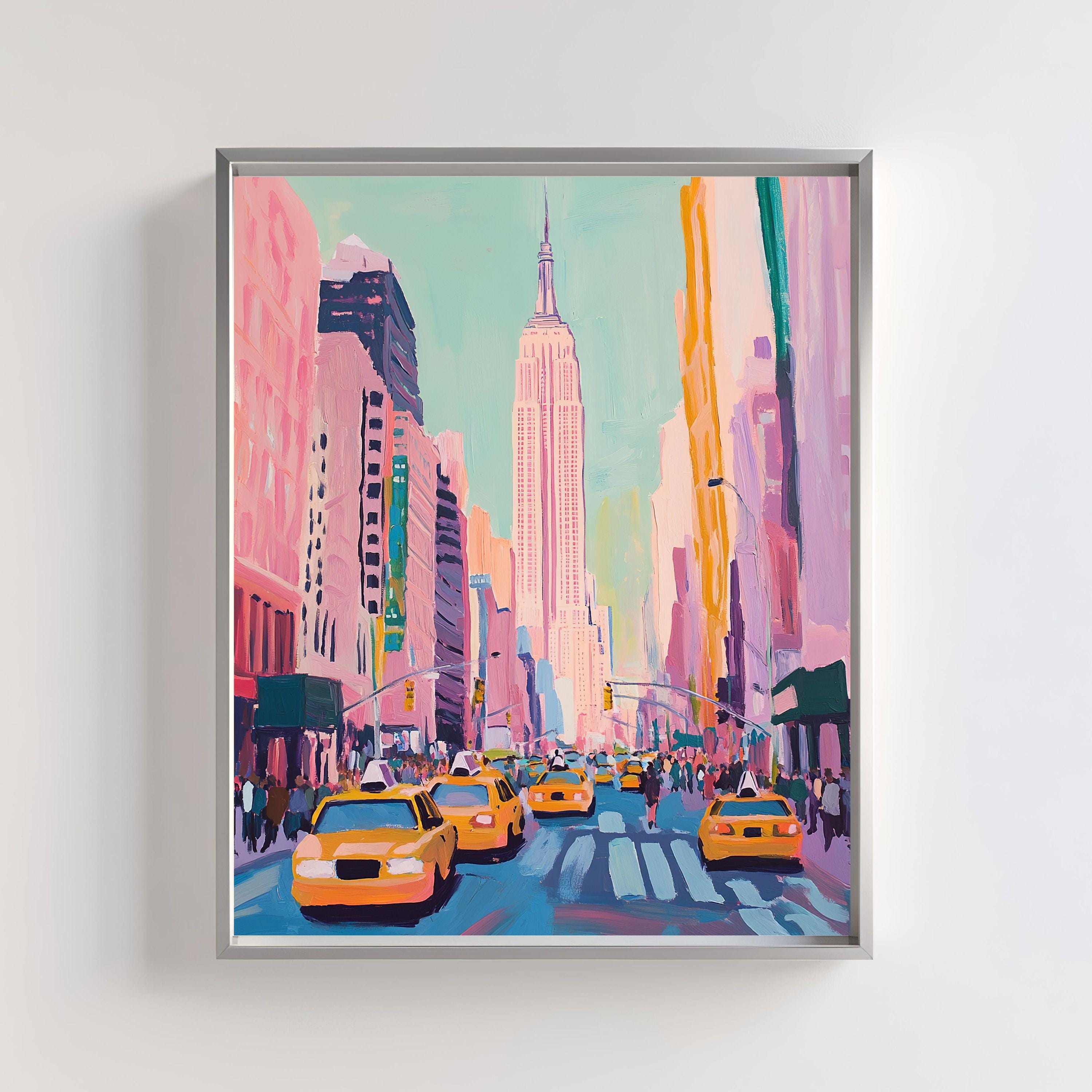 New york taxi art - Etsy 日本