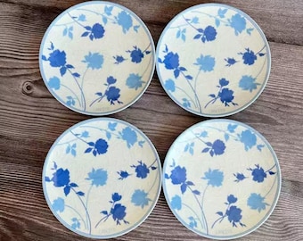 ヴィンテージ磁器の花柄プレートセット カロリナ ポーランド デザート