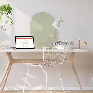 Alrededor del sol - Tablero de anuncios colorido de Coostix - Panel acústico de fieltro con arco - Tablero de visión manifiesto para la oficina y el hogar