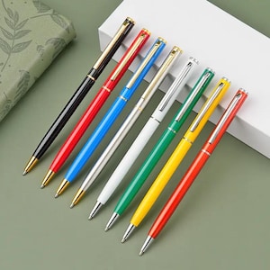 HOT-UITVERKOOP | 1/5/10/25/50/100-pakket | Gepersonaliseerde gemengde/willekeurige metalen balpen promotionele pennen | Partij groothandel: