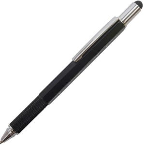 Personalised Black Spirit Level / Screwdriver / Ruler Metal Pen | Logo & Text Laser Engraved | Portable Tool Pens | Promotional Products