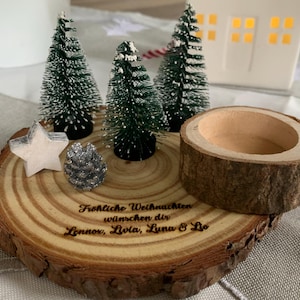 Gifts, Christmas, Advent, Decoration, Crafts, Wood, Tealight, Candlestick