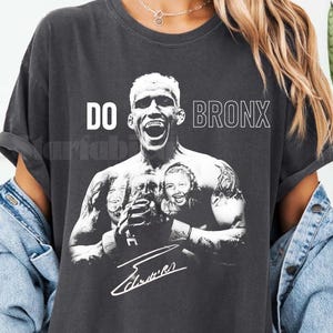 Vintage 90s Do Bronx Charles Oliveira Comfort Colors Shirt, Sport Boxing Fan Tee