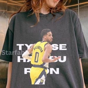Vintage Tyrese Haliburton Comfort Colors Shirt, Basketball Graphic Tee