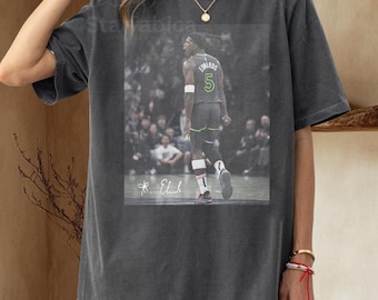 Vintage 90s Anthony Edwards Comfort Colors Shirt, 90s Retro Basketball Graphic Tee