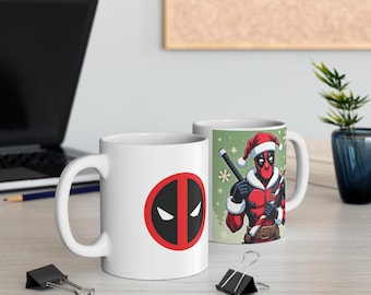 Deadpool Holiday Coffee Mug: Collectible Fan Gift