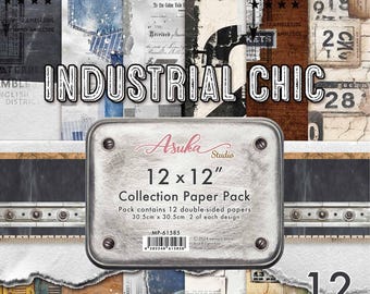 Industrielle schicke 12x12 Collection Pack