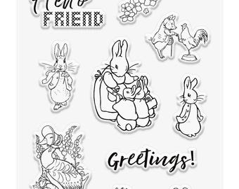 Peter's Garden Clear Stamp