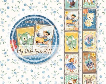 Meine Hirschfreunde II Washi Tape 2 MP-61801