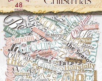 Christmas Chipboard Mix