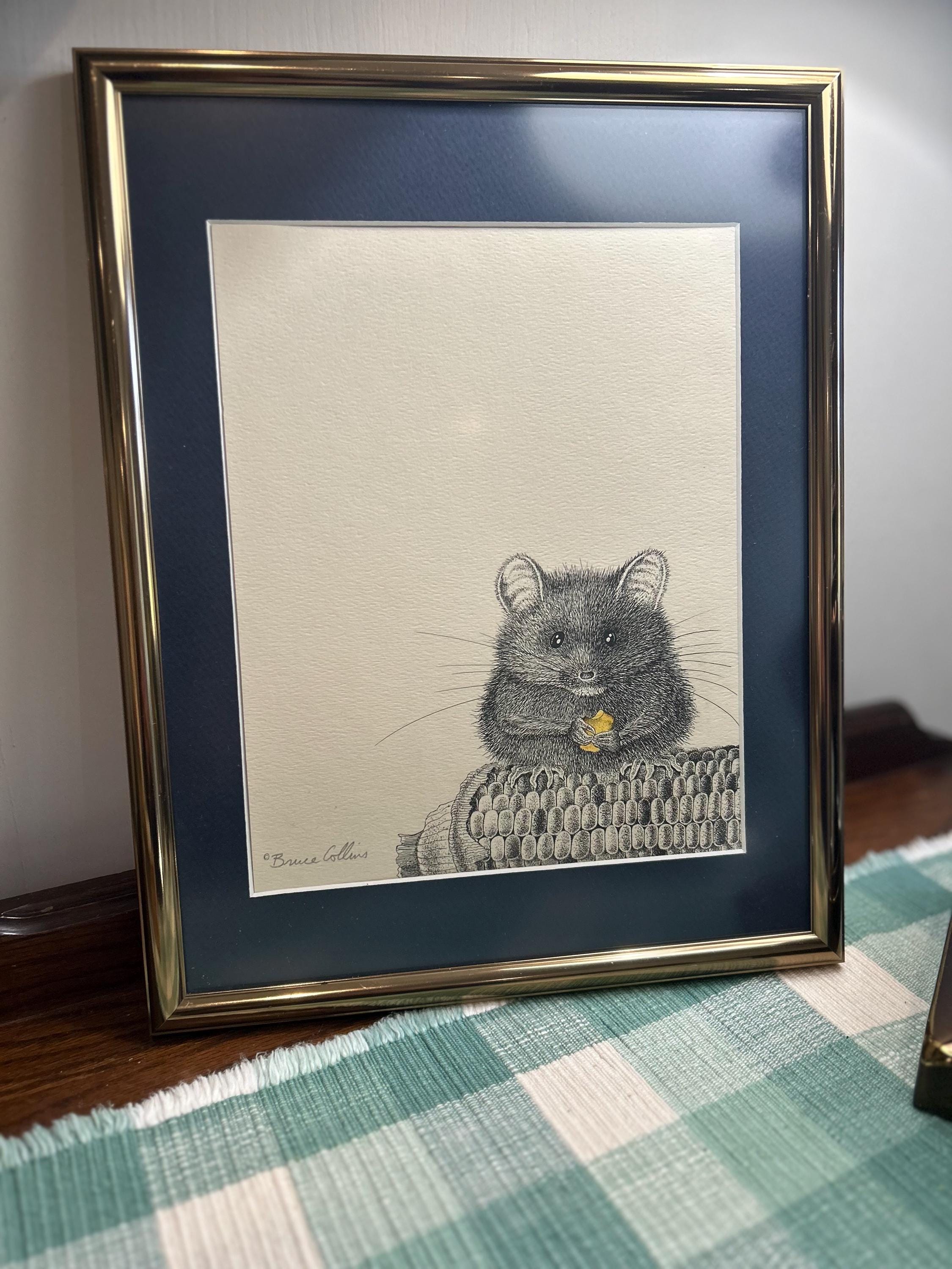 Mouse on Corn Cob - Etsy
