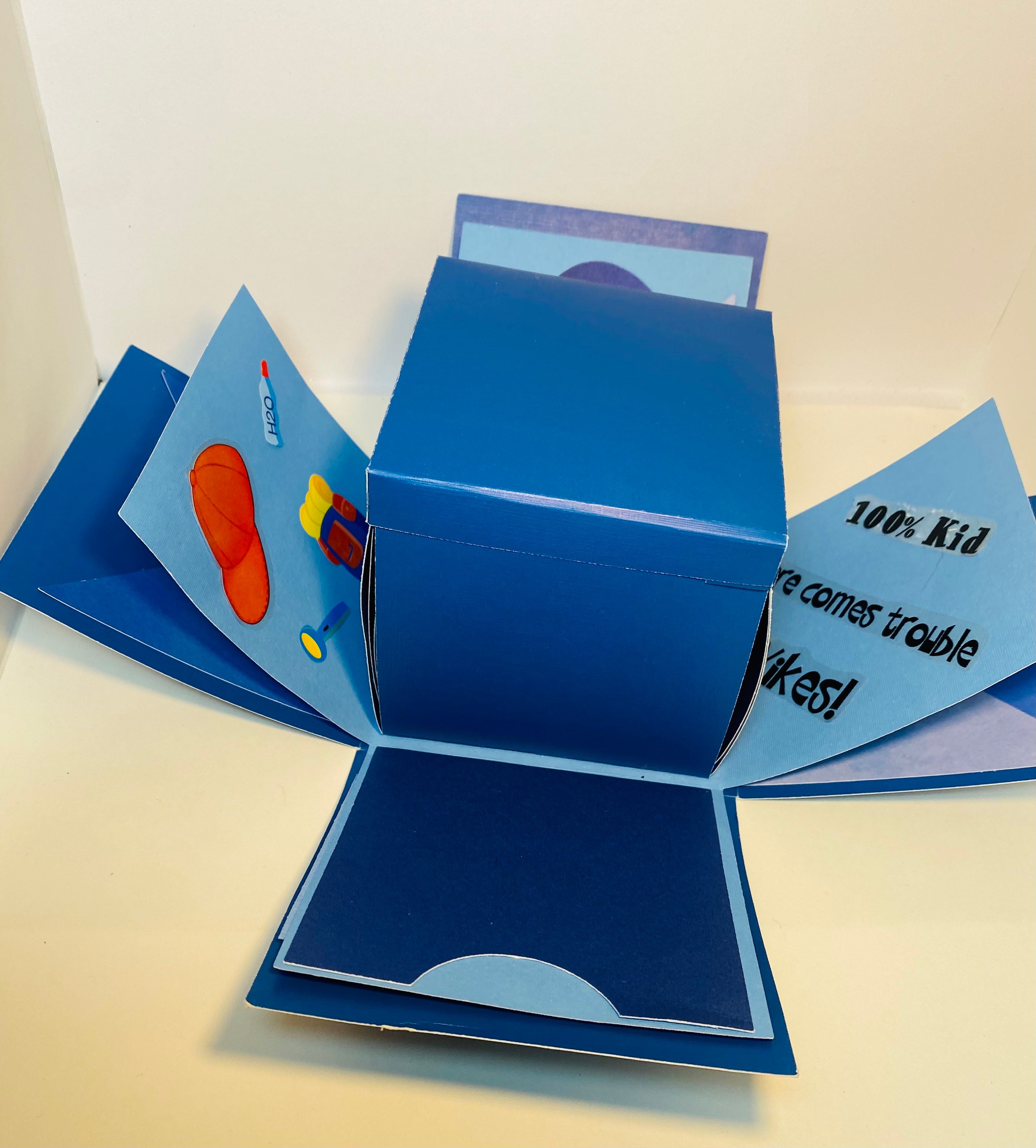Birthday Gift Box for Boy, 3d Birthday Card, Birthday Gift Box for