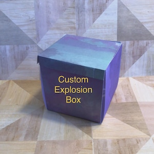 Custom Gift Box, 3d gift card, personal birthday gift friend, gift card for mom, gift card for dad, gift for daughter,