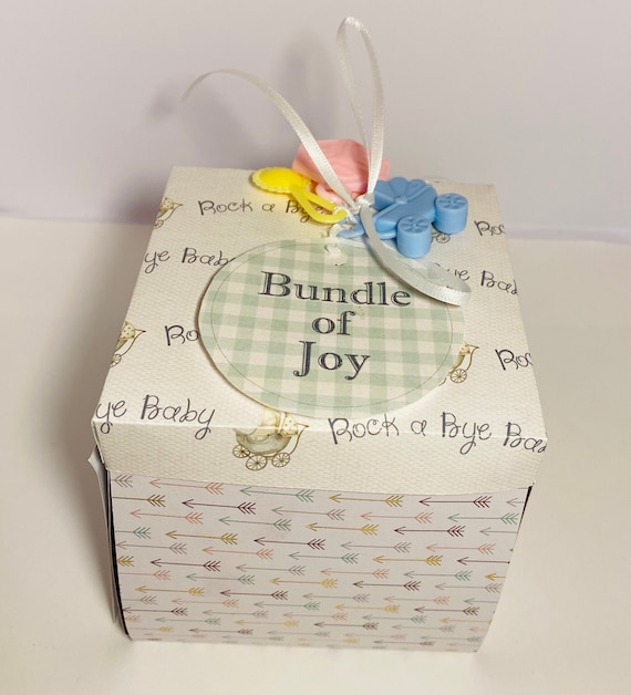 Unique Gift for Boy Girl Baby Shower Explosion Box for