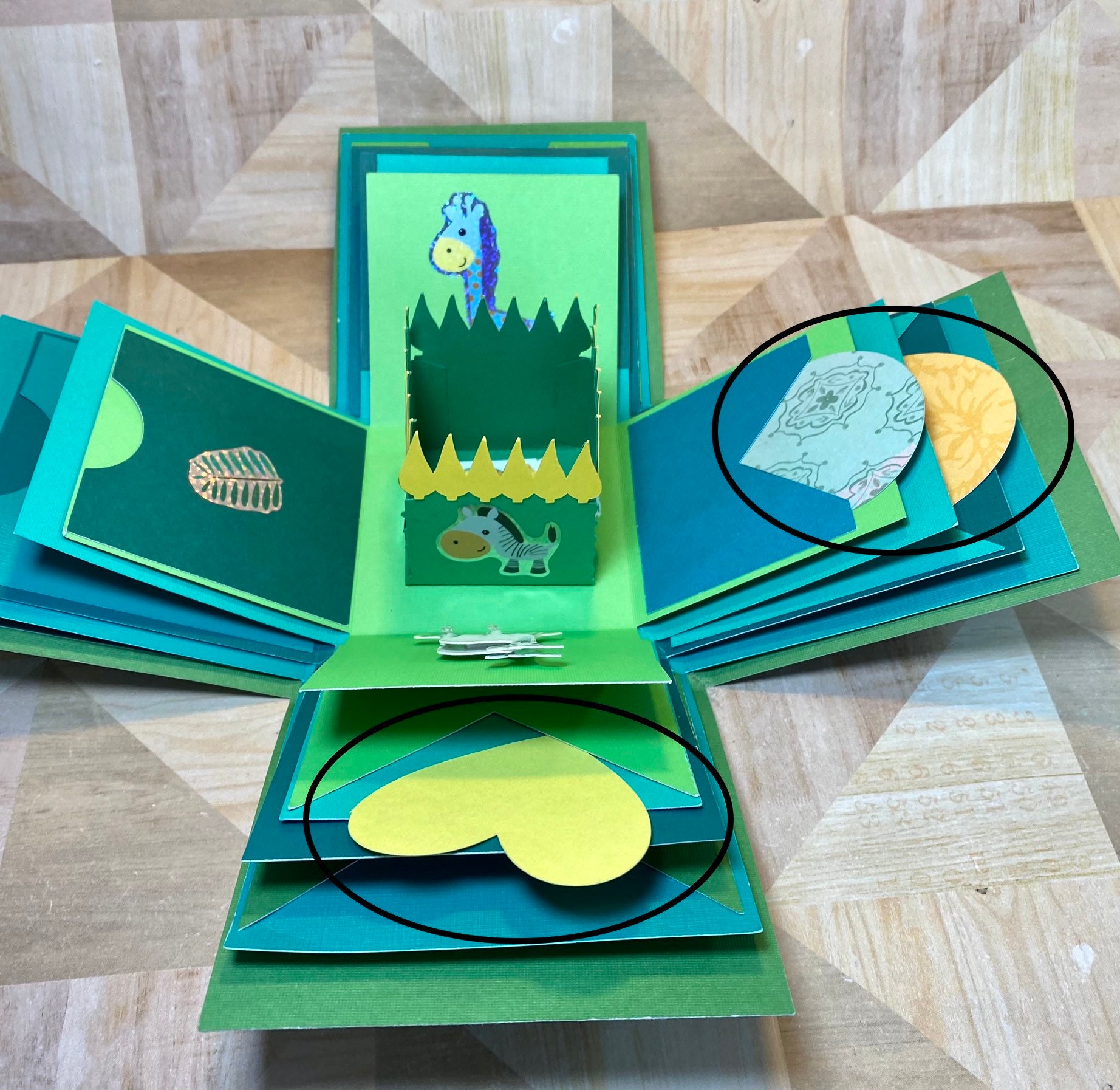 Birthday Gift Box for Kids, Explosion Box for Kids Animal Party, 3d ...