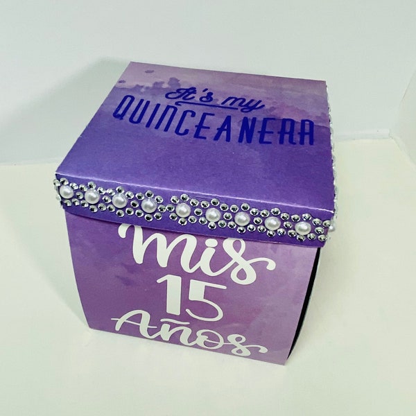 Quinceanera Card Box Etsy