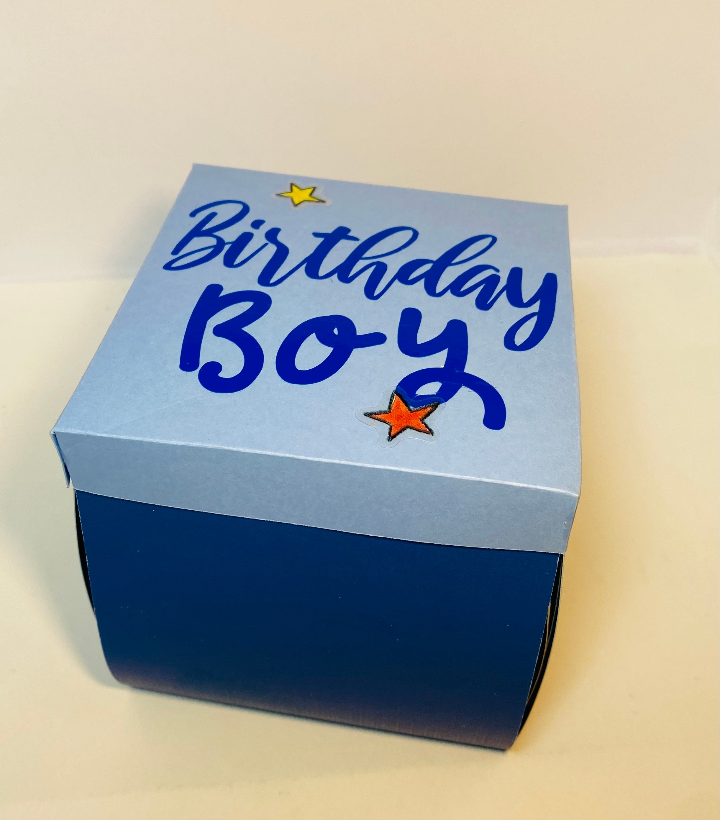 Birthday Gift Box for Boy, 3d Birthday Card, Birthday Gift Box for