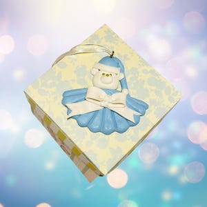 Baby shower gift for boy, baby shower gift box, gift for newborn boy, unique baby shower gift, shower card for boy, 3d baby card