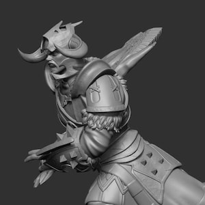Final Fantasy 14 Warrior of Light (Warrior Class) Mini