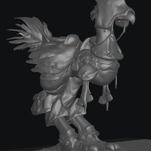 Final Fantasy 14 WHM (White Mage) Chocobo Miniature