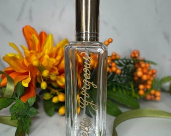 Personalized Travel Perfume Spray 20 mL Bottle with Engraved Name