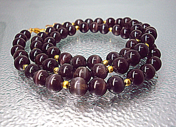 Scapolite œil De Chat Wernerite Scapolite Noir Bijou Pierre Etsy