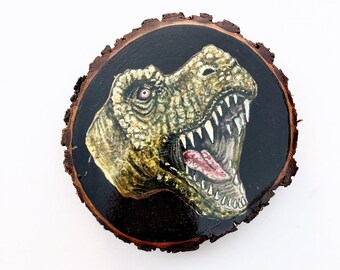T-Rex Dinosaur Painting