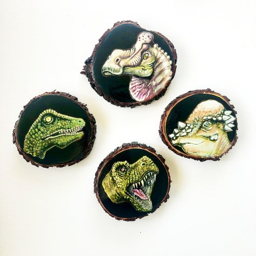 Pachycephalosaurus Dinosaur shops Art, original art, small