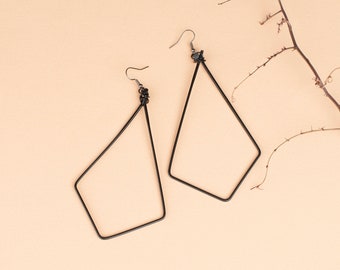 Bold Statement Earrings, Eco-friendly, bicycle spokes