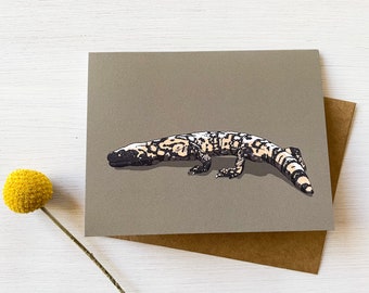 Gila Monster greeting Card