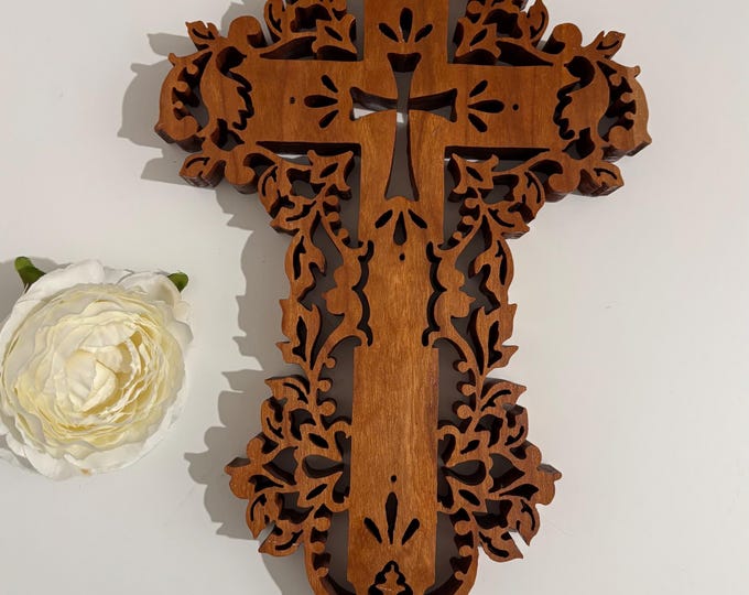 August Cross Fretwork Scroll Saw Pattern - Etsy