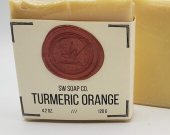 Turmeric Orange- SWSoaps Handmade Artisan Soaps