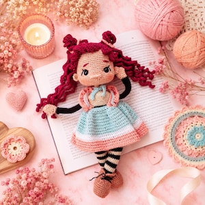 Cserfes Panka Virkadockmönster: Amigurumi PDF-guide (engelska)