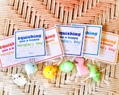 SQUISHY Valentine / Classroom Valentine / Kids Valentine Exchange / INSTANT DOWNLOAD / set of 6