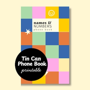 Tin Can Phone Book