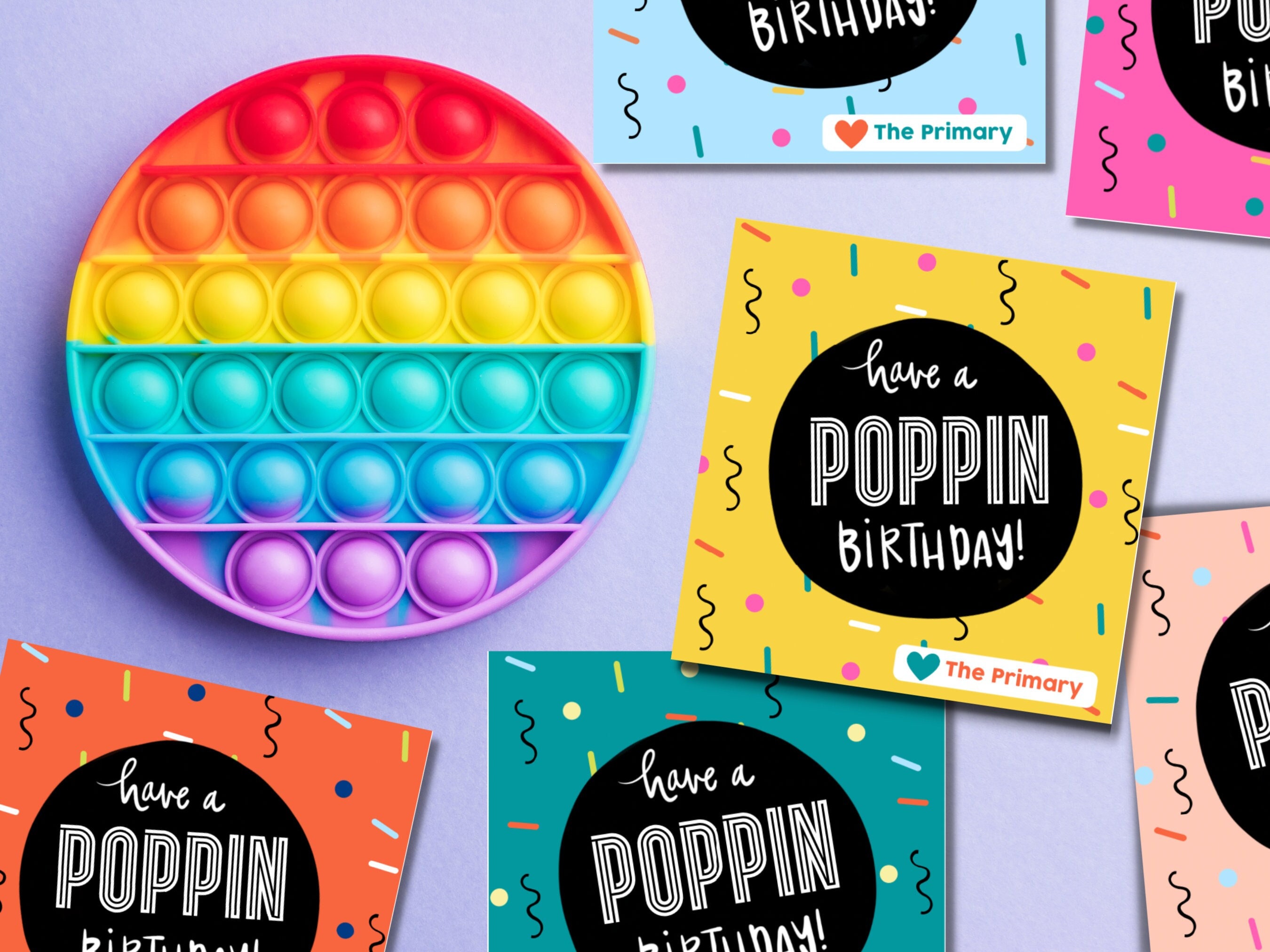 Primary Birthday Card / Poppin Birthday / Lds Primary / Printable - Etsy