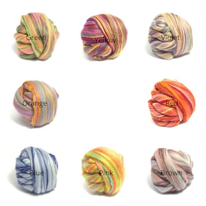 Heidifeathers 'Bamboo Ripple Mix' Pack,  or Single Bamboo Blends Wool Colours