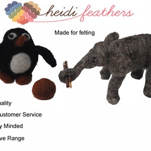 Heidifeathers Felting Tubes Sizes Extra Small, Small and Large image 9