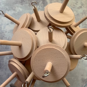 Heidifeathers Wooden Spindles or Spindle - Choose from 10 - 20 Spindles