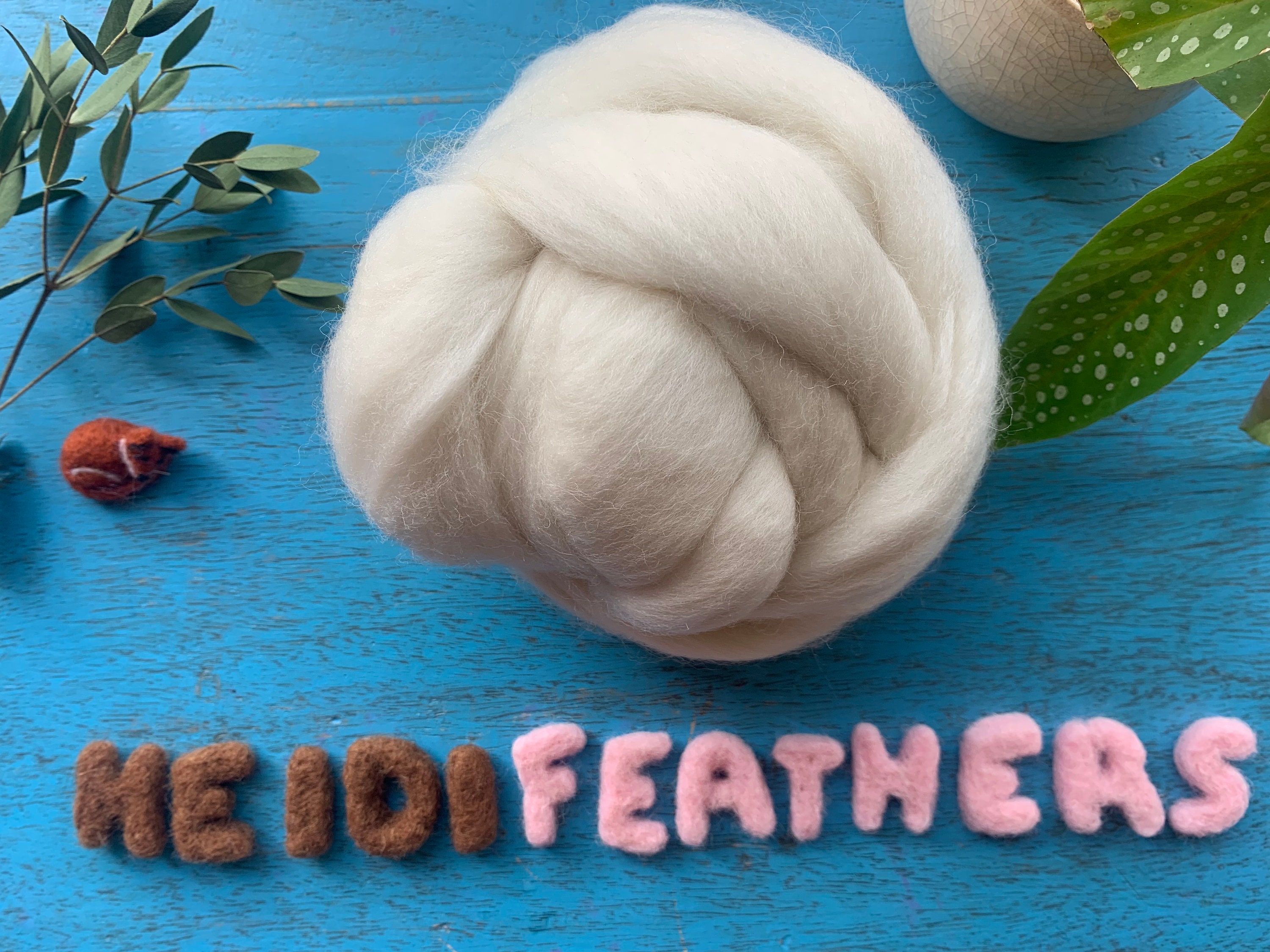 Needle Felting Wool Roving 3.5 Ounce Merino Super Soft Wholesale Wool Top  Roving Fiber for Happy Felter (15)