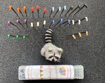 Heidifeathers 'Super Needle Mix' Felting needles -10 Different types of needle! Including star, reverse, twisted and triangular