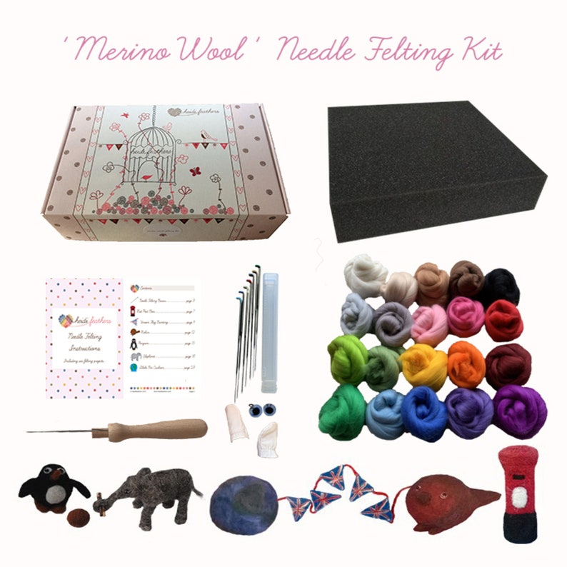 Heidifeathers Boxed Needle Felting Starter Kit image 1